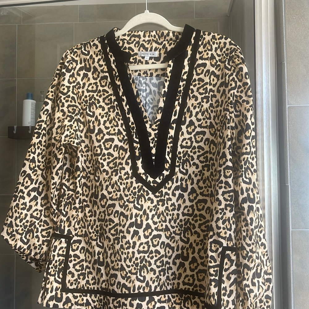 Patty  Kim cheetah print tunic